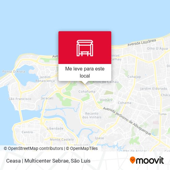 Ceasa | Multicenter Sebrae mapa