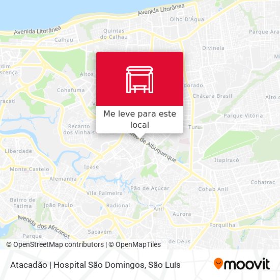 Atacadão | Hospital São Domingos mapa