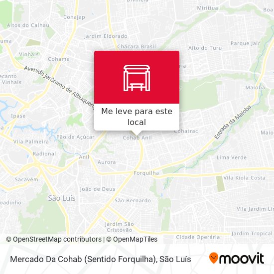 Mercado Da Cohab (Sentido Forquilha) mapa
