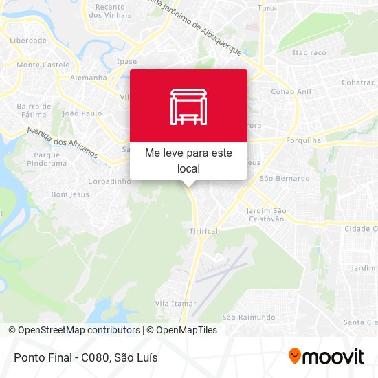 Ponto Final - C080 mapa