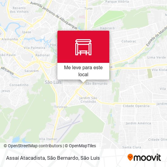 Assaí Atacadista, São Bernardo mapa