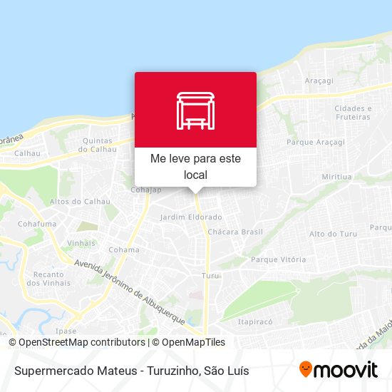 Supermercado Mateus - Turuzinho mapa