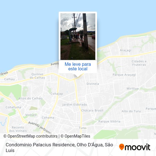 Condomínio Palacius Residence, Olho D'Água mapa