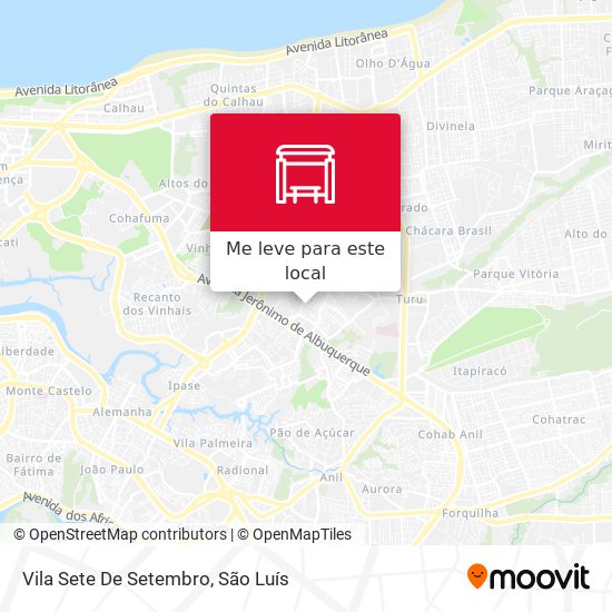 Vila Sete De Setembro mapa