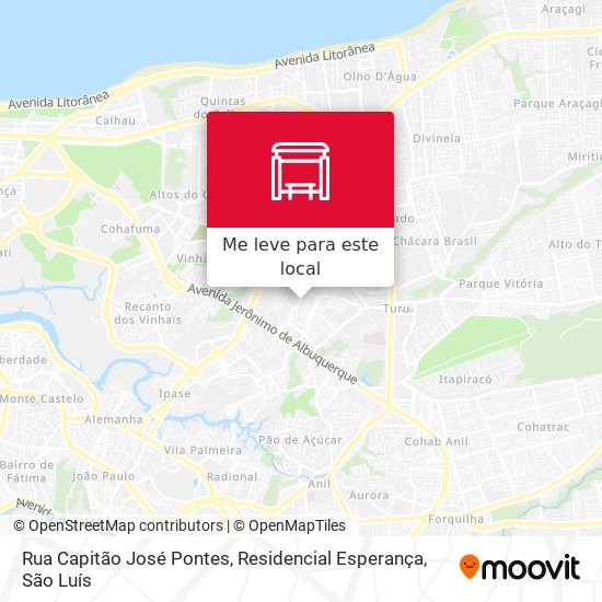 Rua Capitão José Pontes, Residencial Esperança mapa
