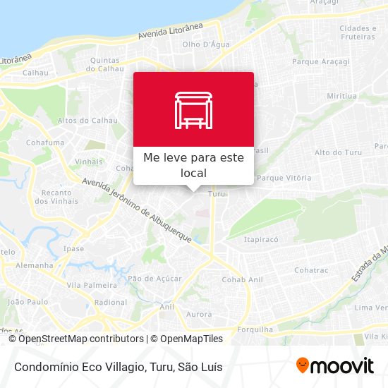 Condomínio  Eco Villagio, Turu mapa