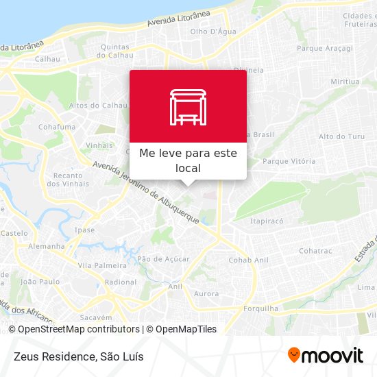 Zeus Residence mapa