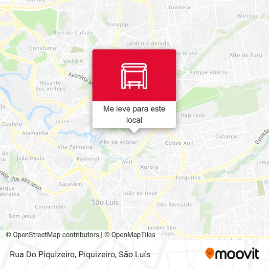 Rua Do Piquizeiro, Piquizeiro mapa