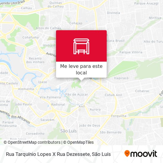 Rua Tarquínio Lopes X Rua Dezessete mapa