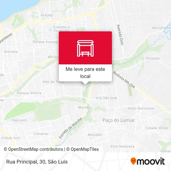 Rua Principal, 30 mapa