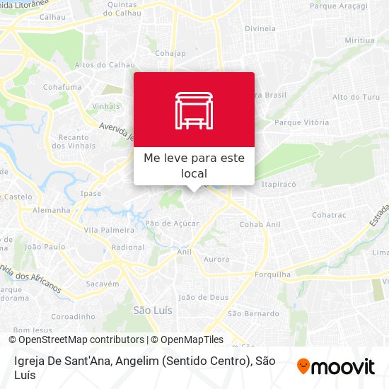 Igreja De Sant'Ana, Angelim (Sentido Centro) mapa