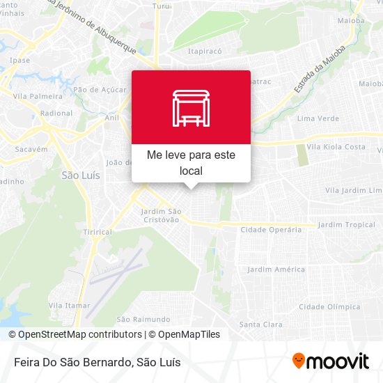 Feira Do São Bernardo mapa