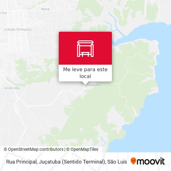 Rua Principal, Juçatuba (Sentido Terminal) mapa
