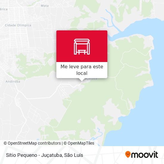 Sítio Pequeno - Juçatuba mapa