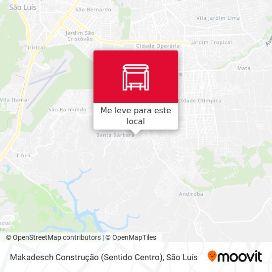 Makadesch Construção (Sentido Centro) mapa