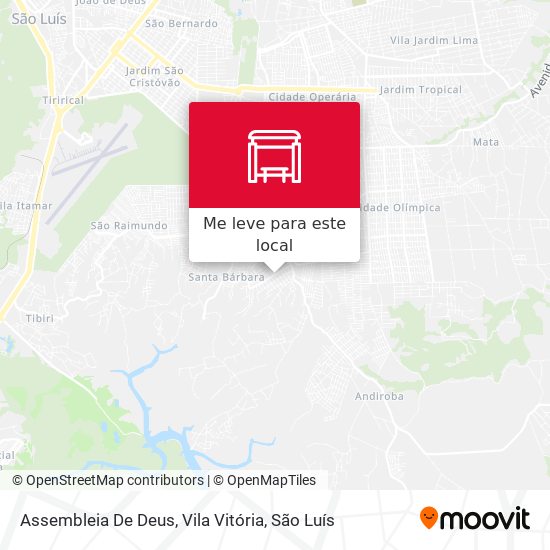 Assembleia De Deus, Vila Vitória mapa