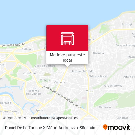 Daniel De La Touche X Mário Andreazza mapa