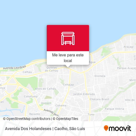 Avenida Dos Holandeses | Caolho mapa