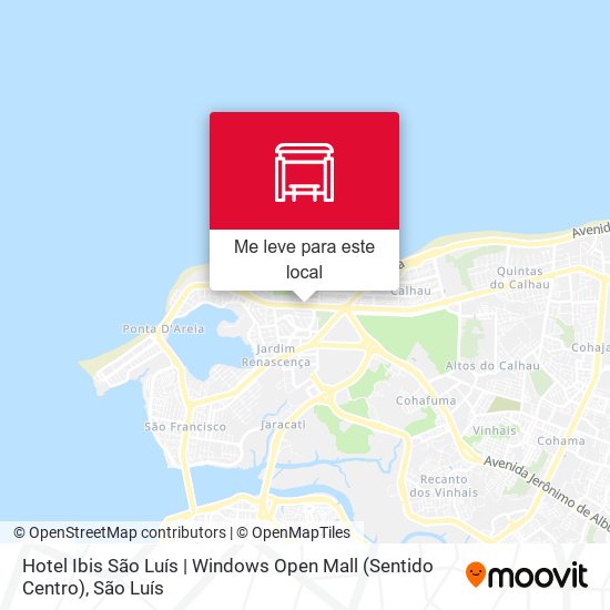 Hotel Ibis São Luís | Windows Open Mall (Sentido Centro) mapa