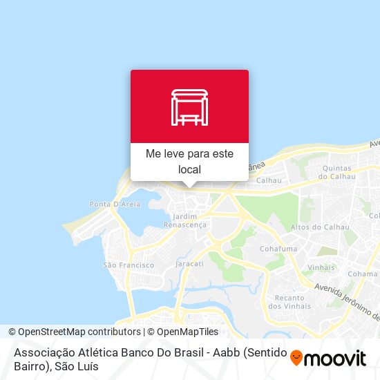 Associação Atlética Banco Do Brasil - Aabb (Sentido Bairro) mapa