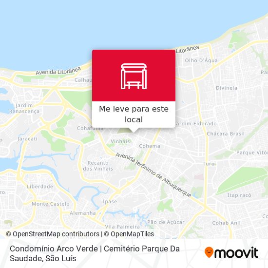 Condomínio Arco Verde | Cemitério Parque Da Saudade mapa