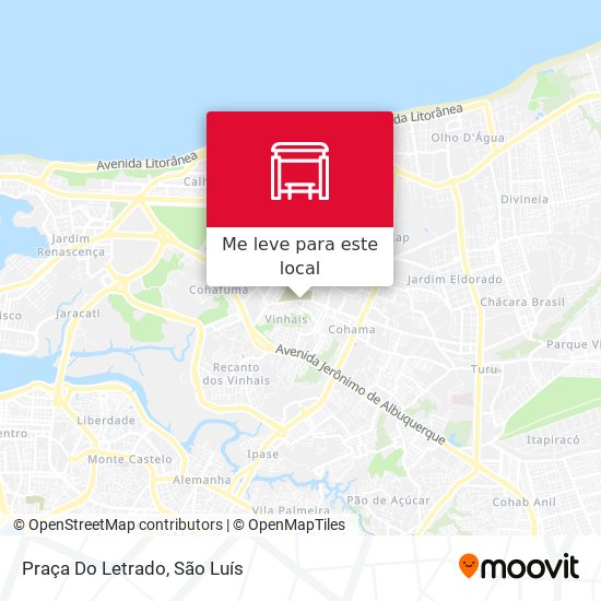 Praça Do Letrado mapa