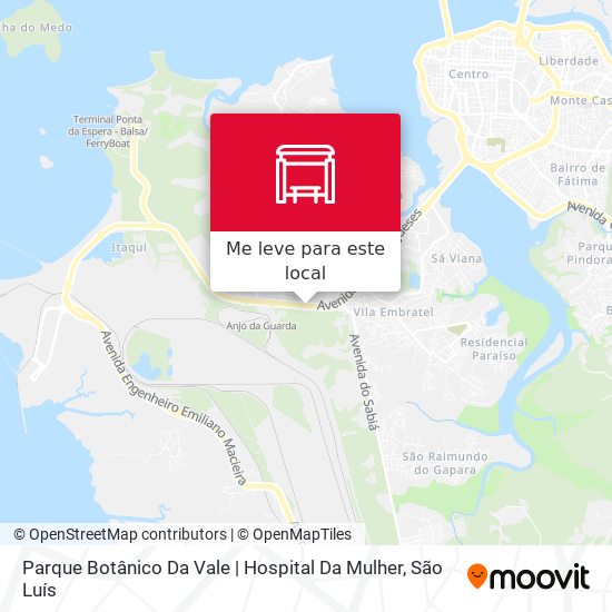 Parque Botânico Da Vale | Hospital Da Mulher mapa