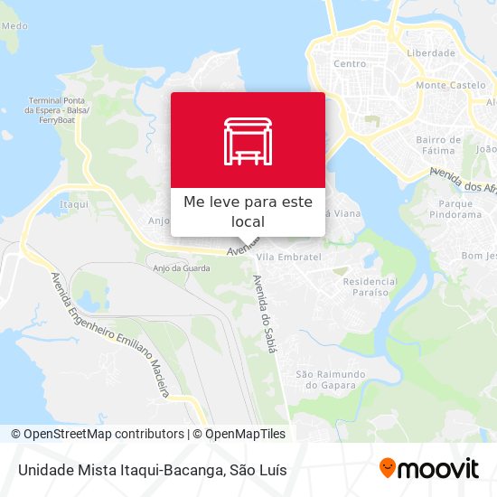 Unidade Mista Itaqui-Bacanga mapa