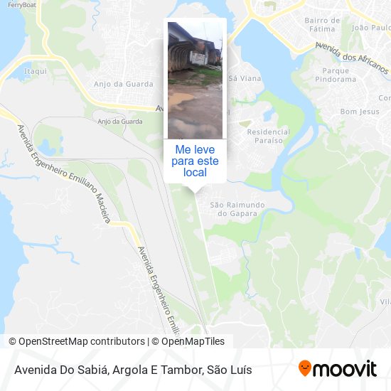 Avenida Do Sabiá, Argola E Tambor mapa