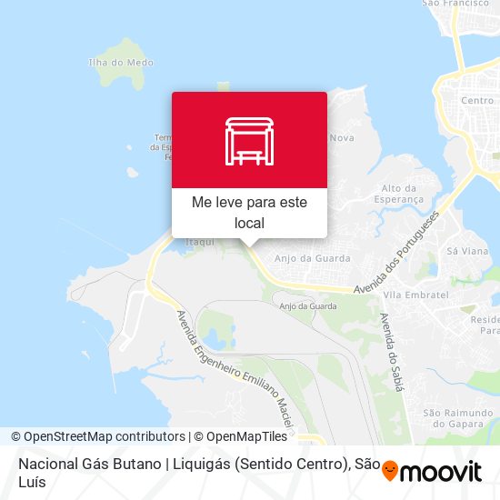 Nacional Gás Butano | Liquigás (Sentido Centro) mapa