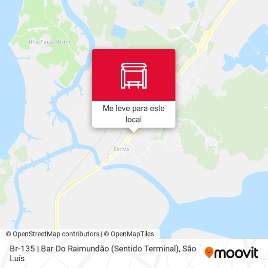 Br-135 | Bar Do Raimundão (Sentido Terminal) mapa