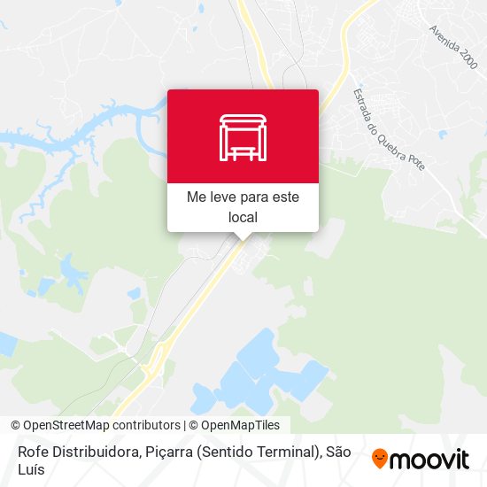 Rofe Distribuidora, Piçarra (Sentido Terminal) mapa