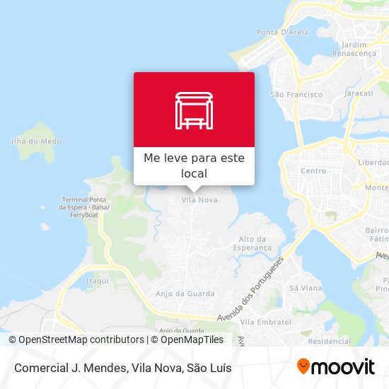 Comercial J. Mendes, Vila Nova mapa