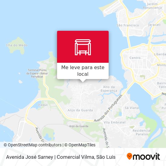Avenida José Sarney | Comercial Vilma mapa