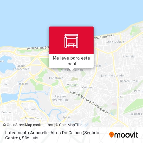 Loteamento Aquarelle, Altos Do Calhau (Sentido Centro) mapa
