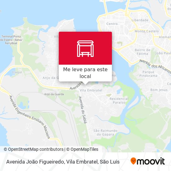 Avenida João Figueiredo, Vila Embratel mapa