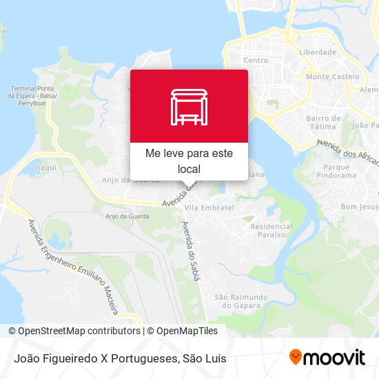 João Figueiredo X Portugueses mapa