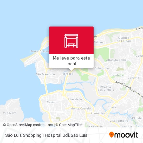 São Luís Shopping | Hospital Udi mapa