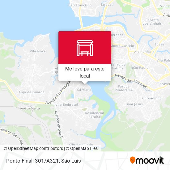 Ponto Final: 301/A321 mapa
