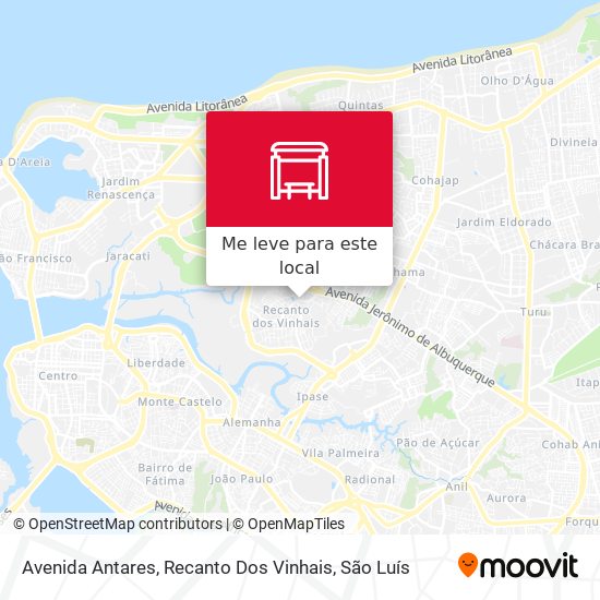Avenida Antares, Recanto Dos Vinhais mapa