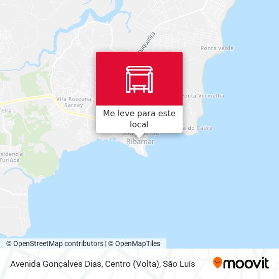 Avenida Gonçalves Dias, Centro (Volta) mapa