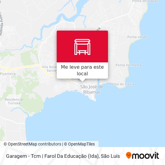 Garagem - Tcm | Farol Da Educação (Ida) mapa