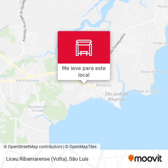 Liceu Ribamarense (Volta) mapa