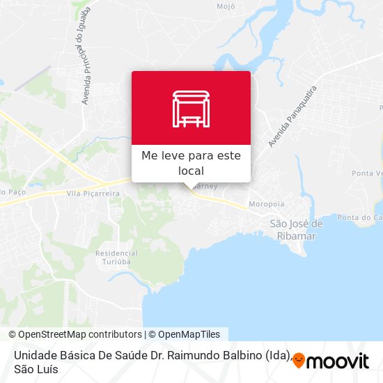 Unidade Básica De Saúde Dr. Raimundo Balbino (Ida) mapa
