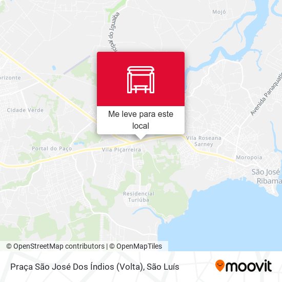 Praça São José Dos Índios (Volta) mapa