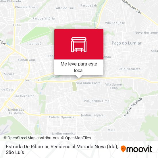 Estrada De Ribamar, Residencial Morada Nova  (Ida) mapa