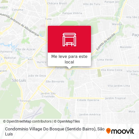Condomínio Village Do Bosque (Sentido Bairro) mapa
