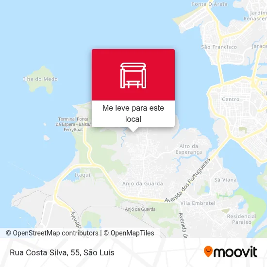 Rua Costa Silva, 55 mapa