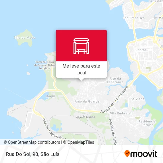 Rua Do Sol, 98 mapa