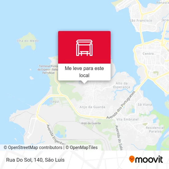 Rua Do Sol, 140 mapa